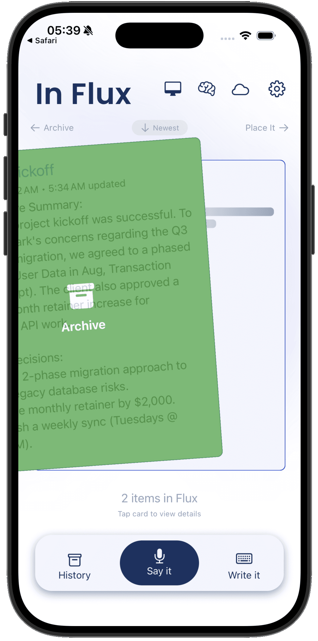 Archive & Safety Net